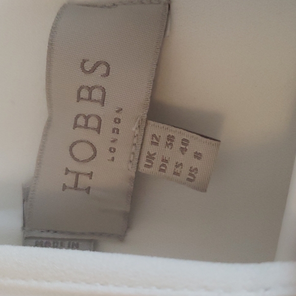 COPY - Hobbs London navy and white dress - Picture 5 of 9